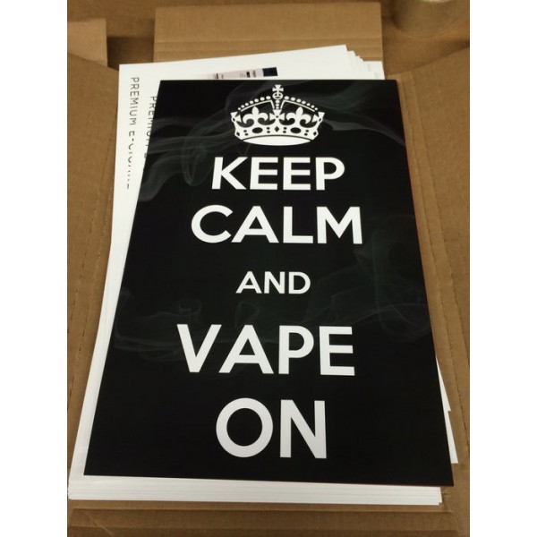 Keep Calm and Vape On Posters