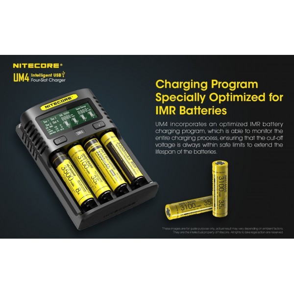 Nitecore UM4 Four-Slot Intelligent Charger