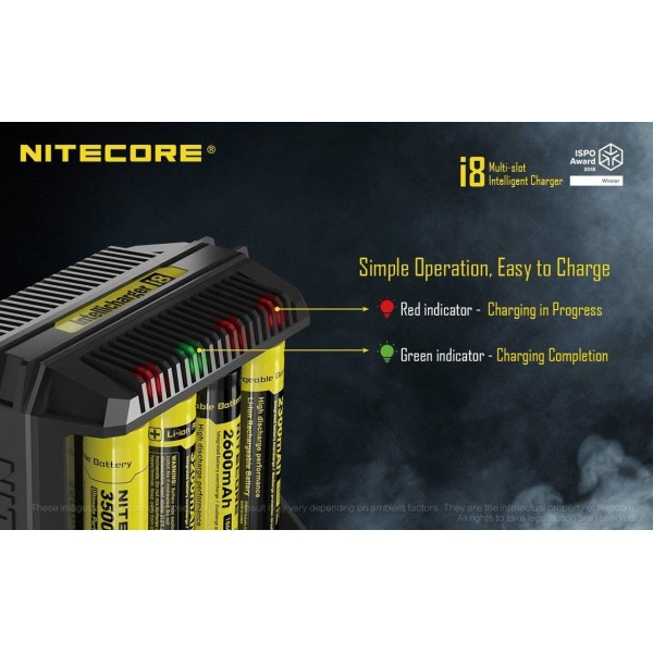 Nitecore i8 Multi-Slot Intelligent Charger