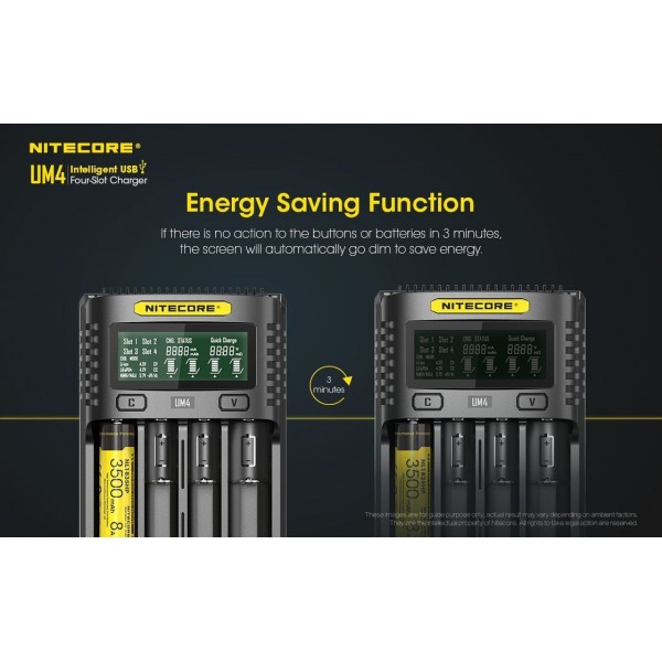 Nitecore UM4 Four-Slot Intelligent Charger