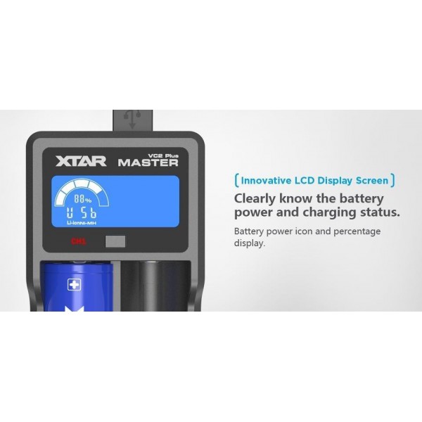 XTAR VC2 Plus Charger