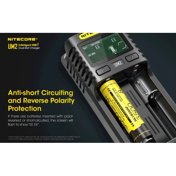 Nitecore UM2 Intelligent USB Dual-Slot Charger