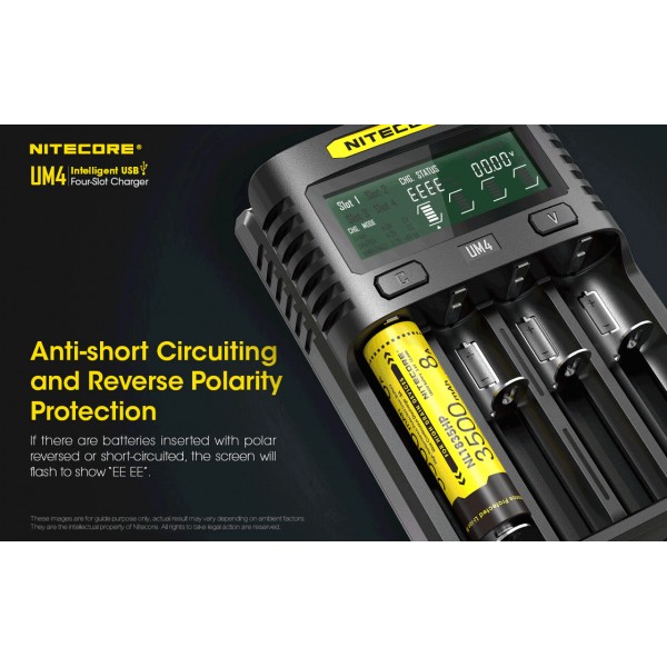 Nitecore UM4 Four-Slot Intelligent Charger