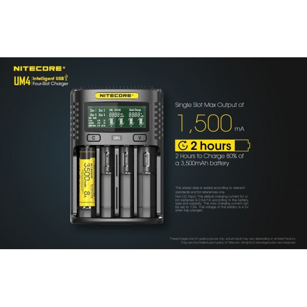 Nitecore UM4 Four-Slot Intelligent Charger