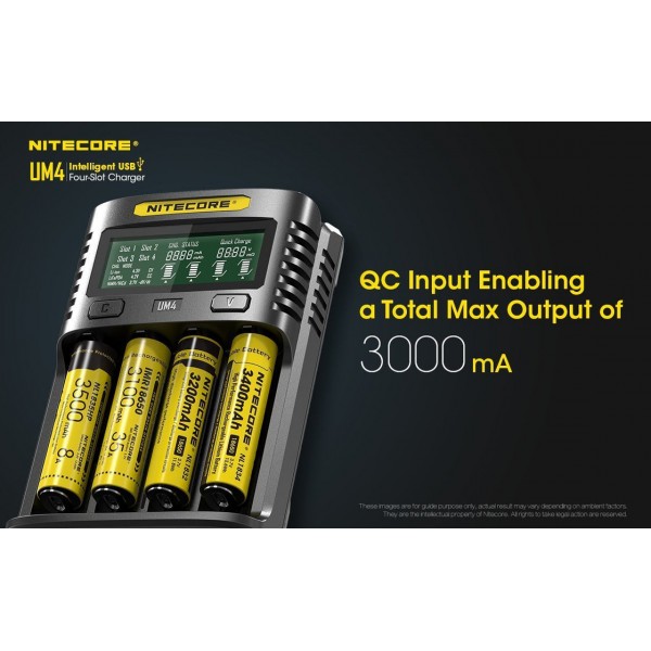 Nitecore UM4 Four-Slot Intelligent Charger