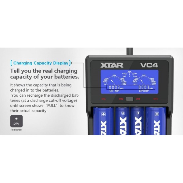 XTAR VC4 Charger