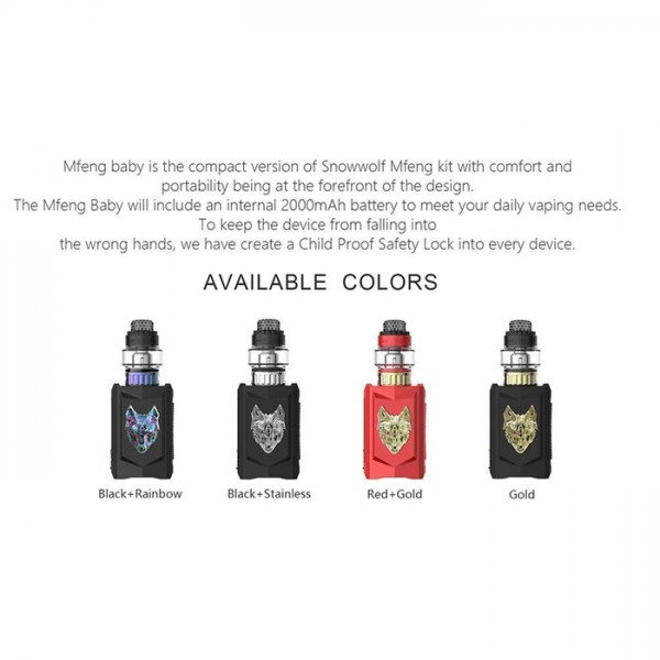 Sigelei Snowwolf Mfeng Baby Starter Kit