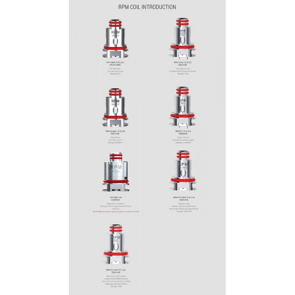 Smok RPM Replacement Coils (5 Pack) - Multiple Fitments