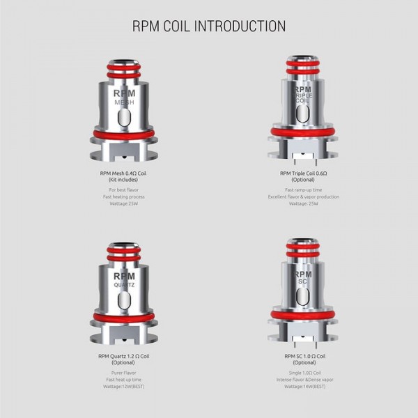 Smok RPM Replacement Coils (5 Pack) - Multiple Fitments