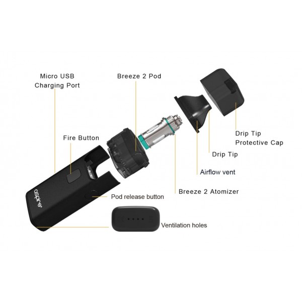 Aspire Breeze 2 AIO Pod Starter Kit - Clearance