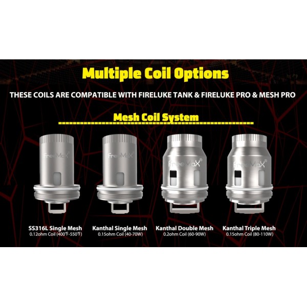 FreeMax Coils - 3Pack - Compatible with Mesh Pro, FireLuke, and FireLuke Pro