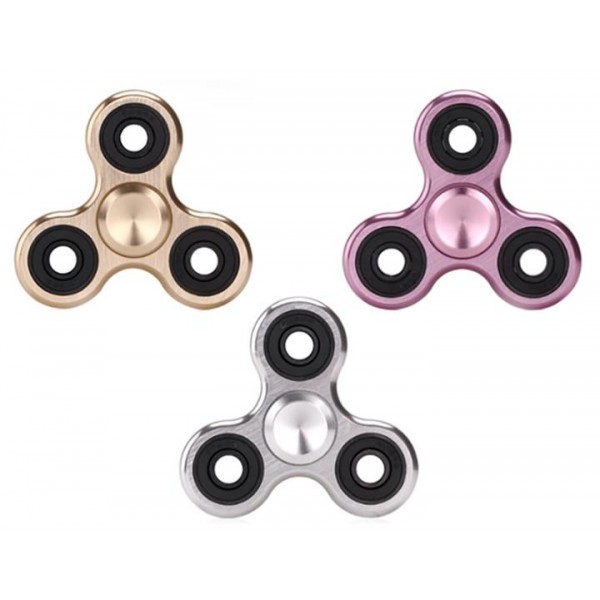 Metallic Tri Fidget Spinners