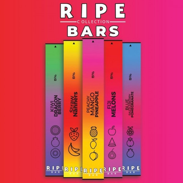 Ripe Bar Disposable Singles - 5% ( New Lower Price )