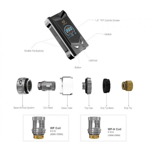 Sigelei SnowWolf Mfeng 200w Starter Kit