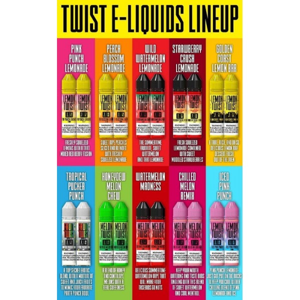 Twist Eliquid 120ml - (Twist, Honey, Cookie Twist)...