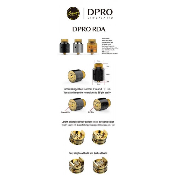 CoilArt Dpro RDA - Clearance