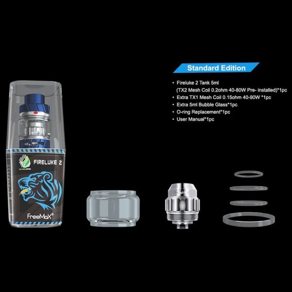 FreeMax FIRELUKE 2 Subohm Tank - Metal Edition