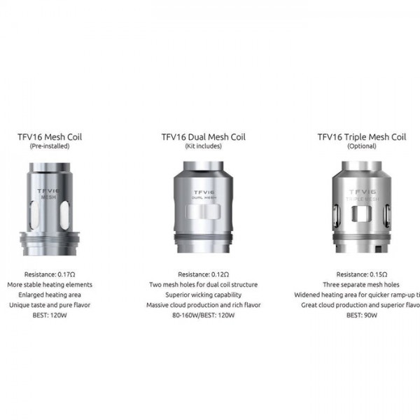 Smok TFV16 Mesh Coils (3 Pack)