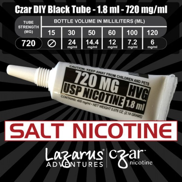 Czar Salt Nicotine Tubes