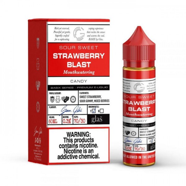 Glas Basix Eliquid 60ml - New Flavors