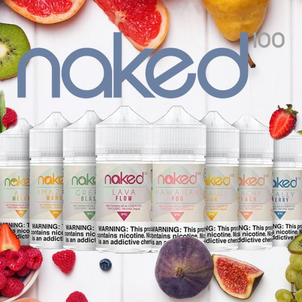 Naked 100 Eliquids 60ml (Fruit/Fusion/Cream)