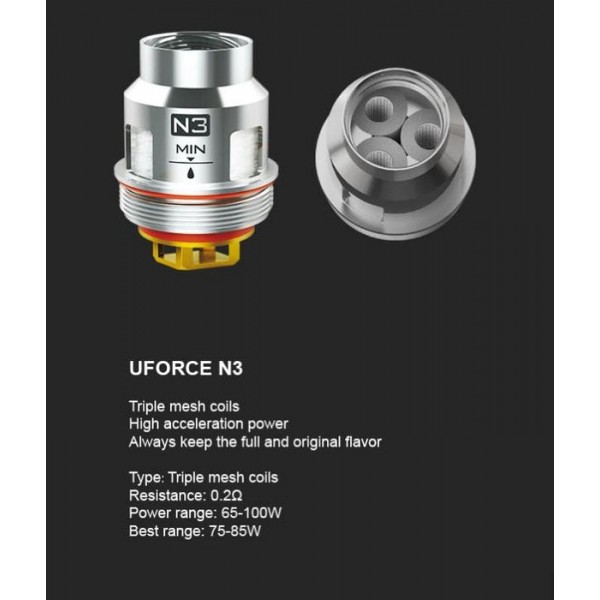 VooPoo Uforce N3 Replacement Coils - 5 Pack