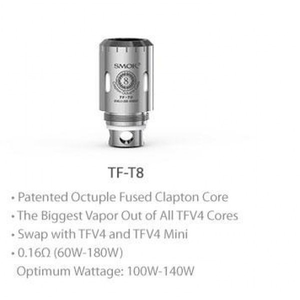 Smok TF-T8 Coils (5 Pack) - Clearance