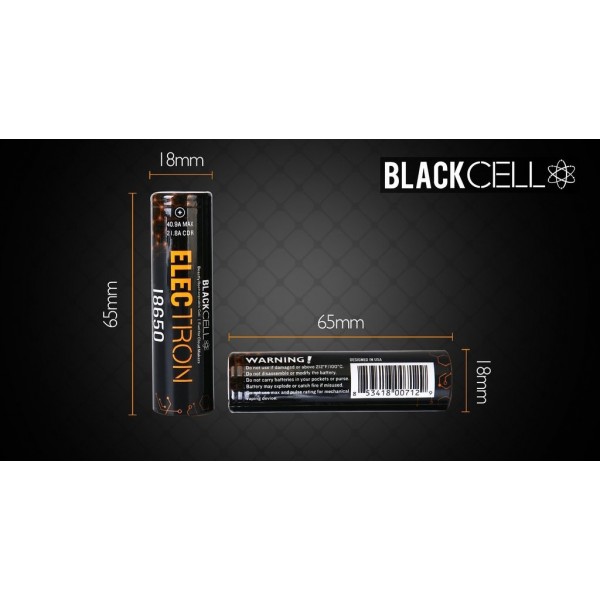 Blackcell Electron 18650 Battery (2 Pack)