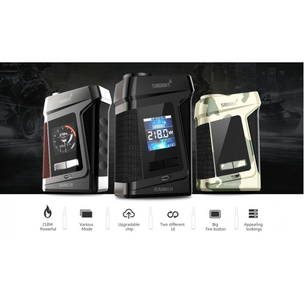 Smoant Ranker TC 218W Box Mod - CLEARANCE